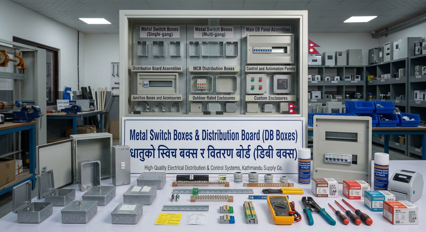 ​Metal Switch Boxes & Distribution Board (DB Boxes)