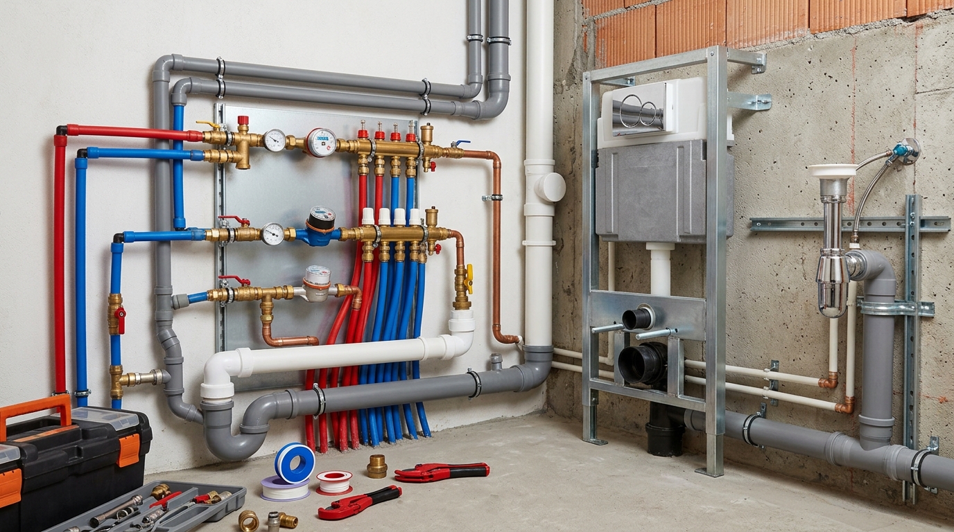 Complete Pipe Fitting & Sanitary Works